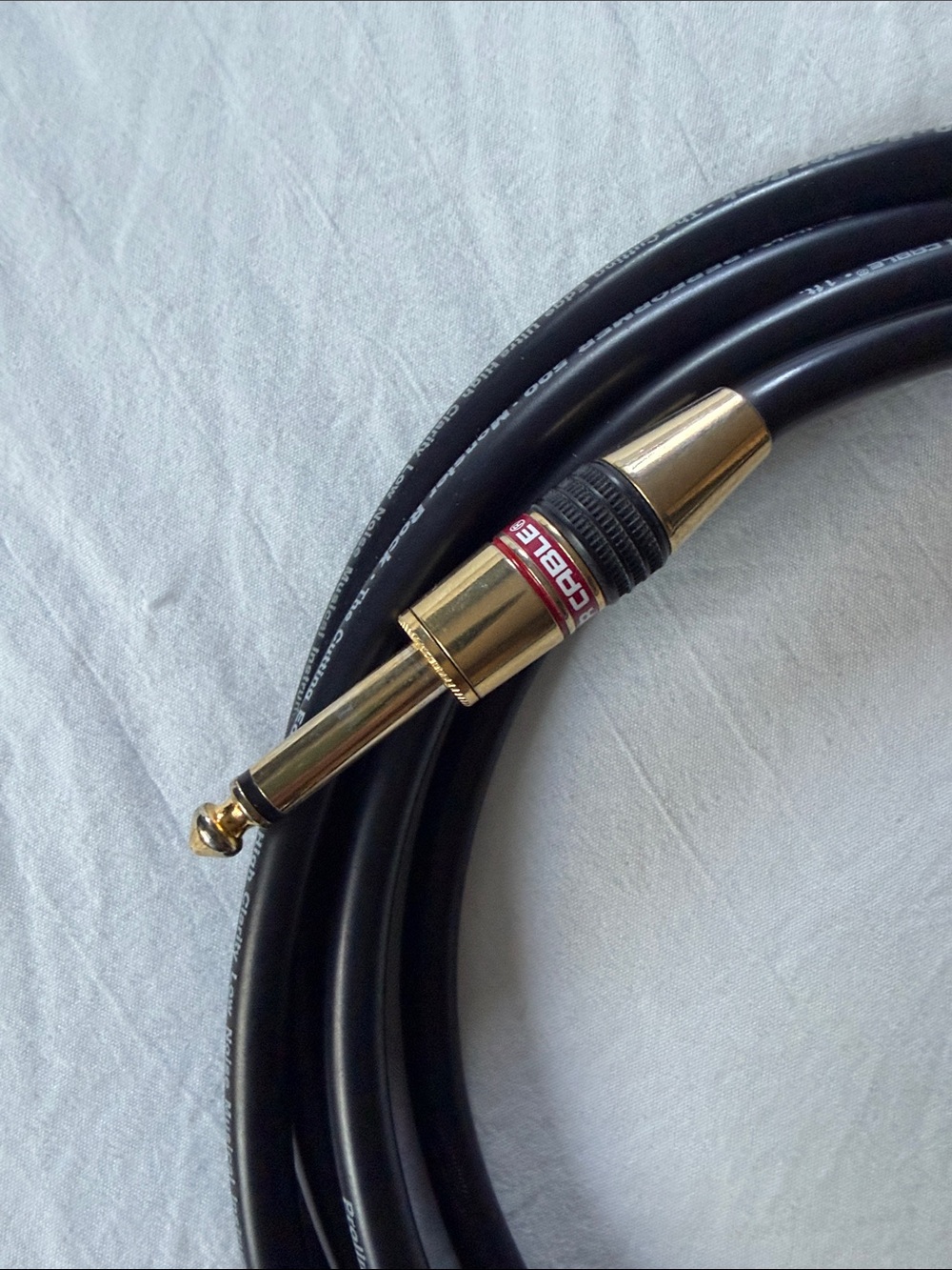 12 FT MONSTER CABLE Instrument Cable with Gold Plugs